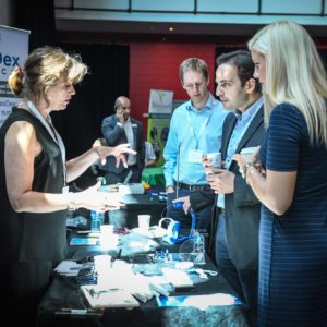 Exhibitor and delegates